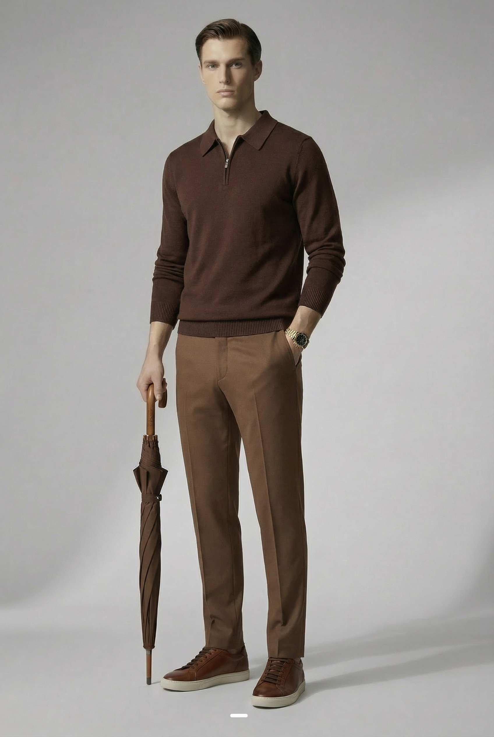 Cesare Half-Zip Sweater