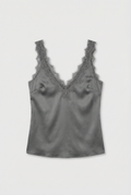 Lace Trim Satin Cami