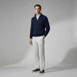 St. Moritz Half-Zip Sweater - Lumérisa