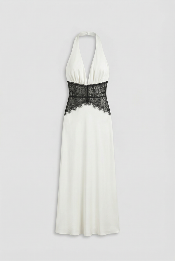 Halter Lace Corset Dress