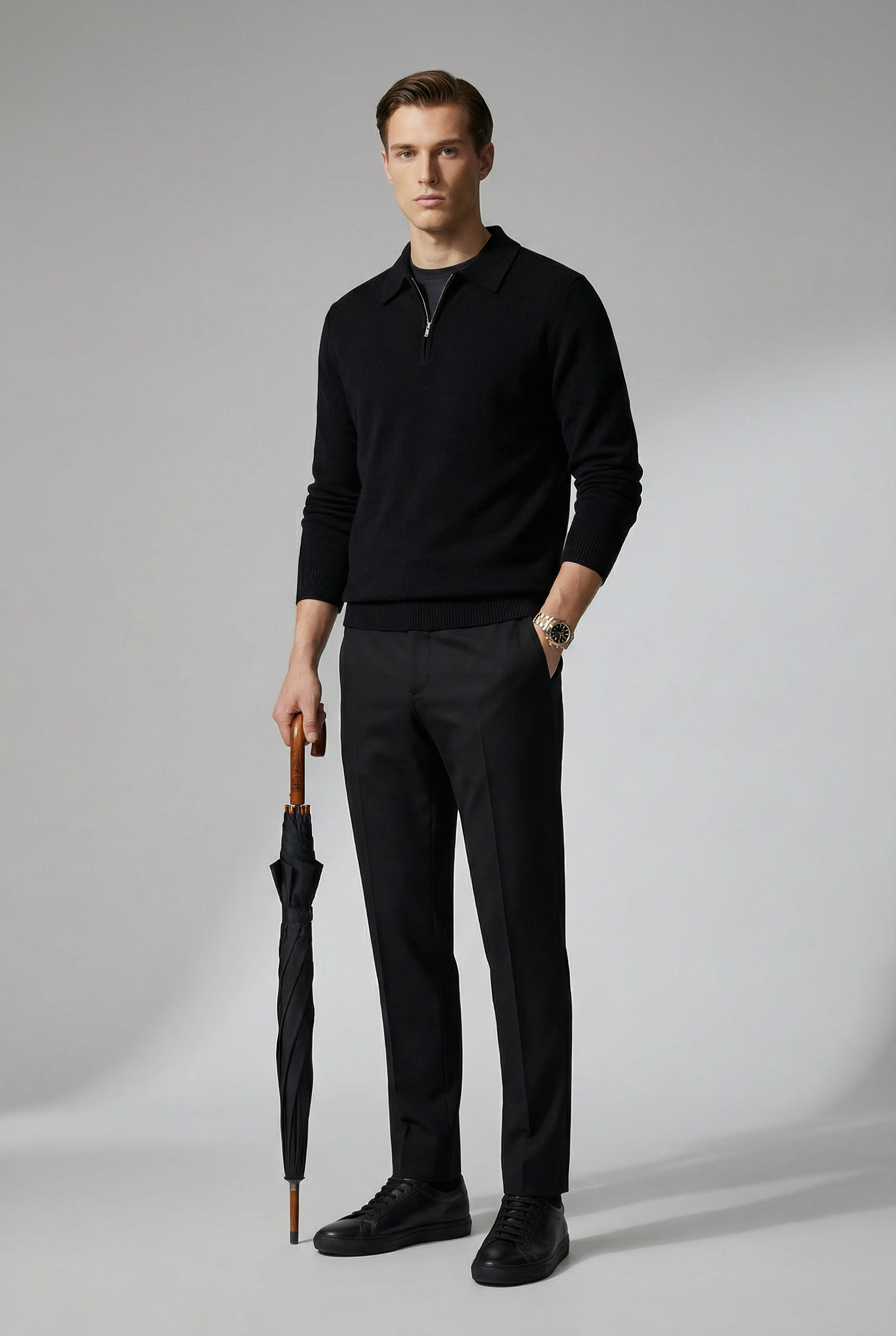 Cesare Half-Zip Sweater