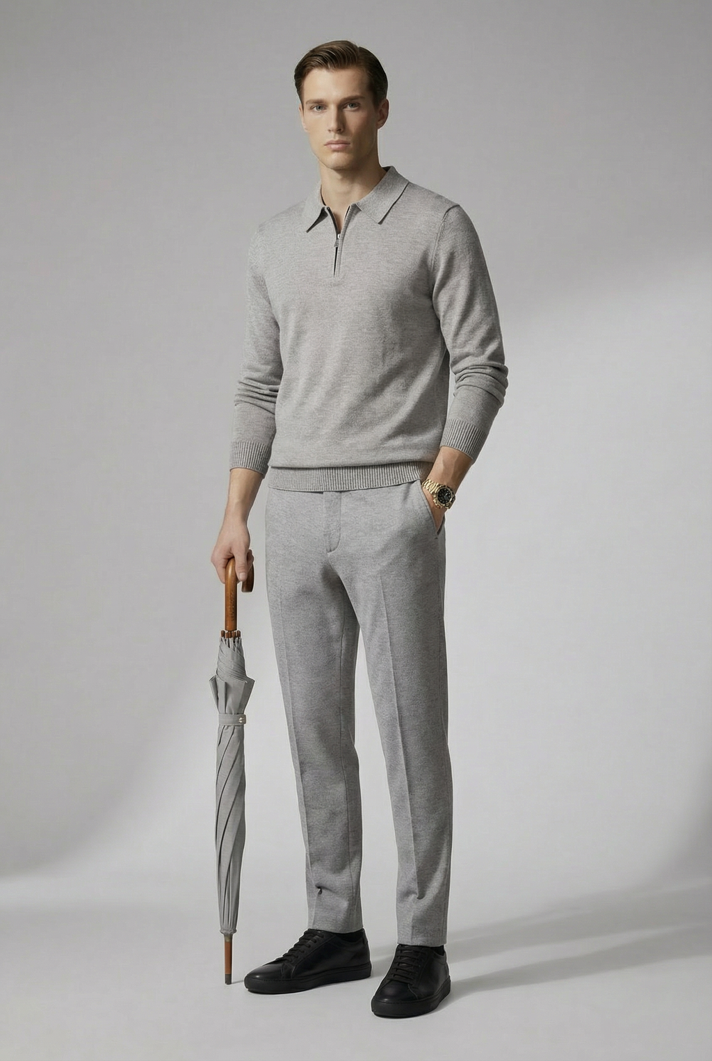 Cesare Half-Zip Sweater