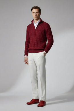 St. Moritz Half-Zip Sweater - Lumérisa