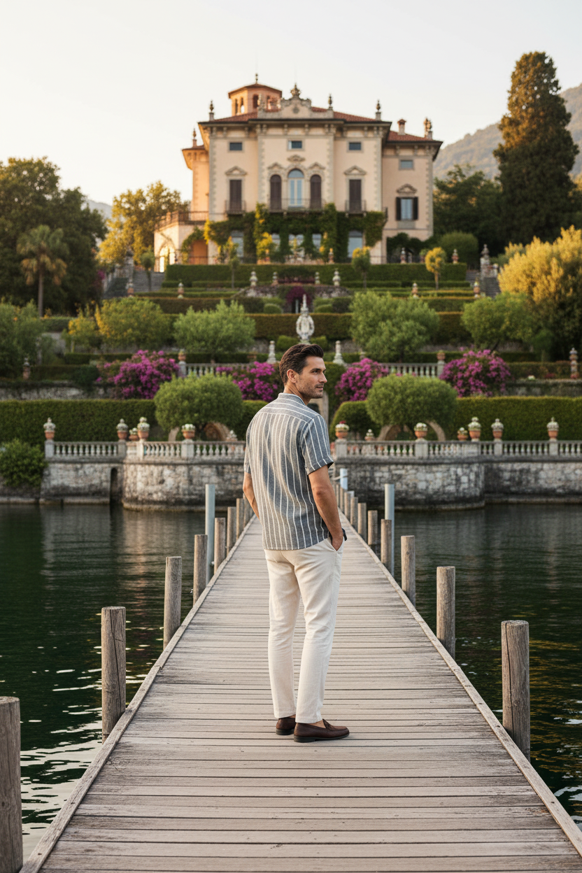 Striped Santorini Shirt