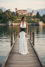 Halter Lace Corset Dress